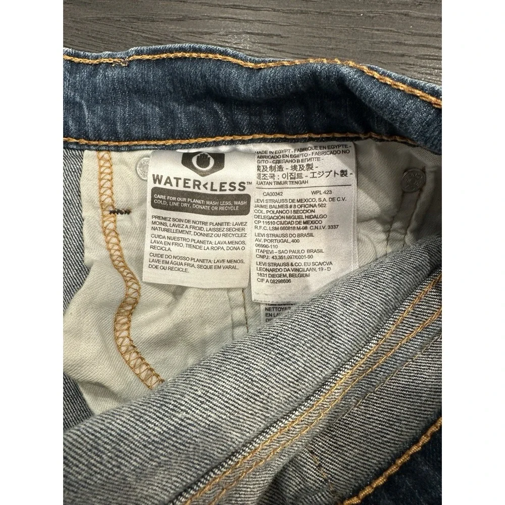 Levis 502 Rare Blank Red Tab Trademark 
